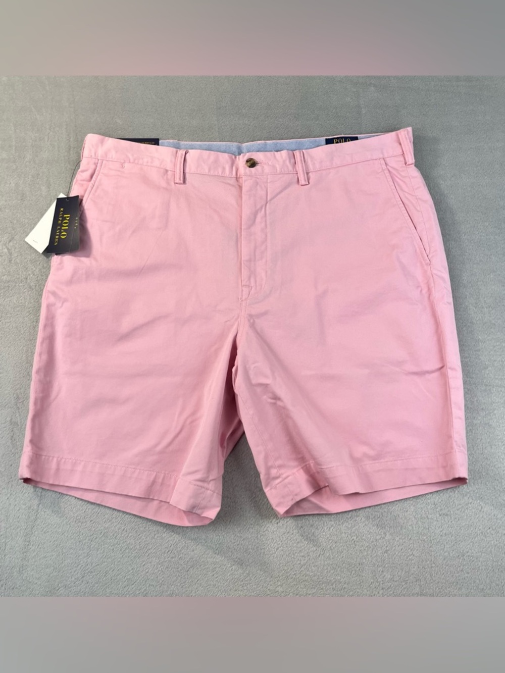 Polo Ralph Lauren Mens Pink Sz 38 Classic Fit Chino Shorts NWT MSRP $75 Summer